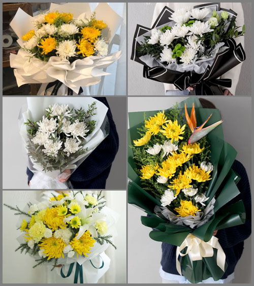 浙江省宁波慈溪市附海镇四界村白事花束代送